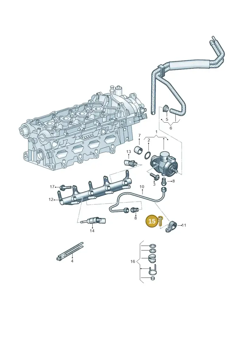 N90816301 — Volkswagen Caravelle (2015-2019) diagram 731133450, position 15