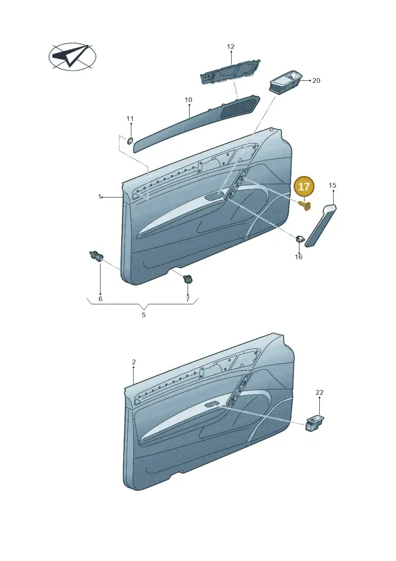 N90816301 — Volkswagen Golf 2.0 (2016-2020) diagram 746867000, position 17