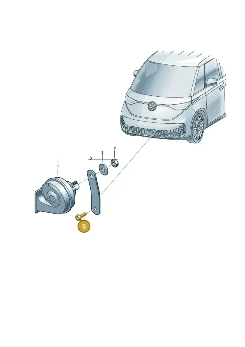 N90817003 — Volkswagen ID.Buzz (2022-) diagram 15a951000, position 5