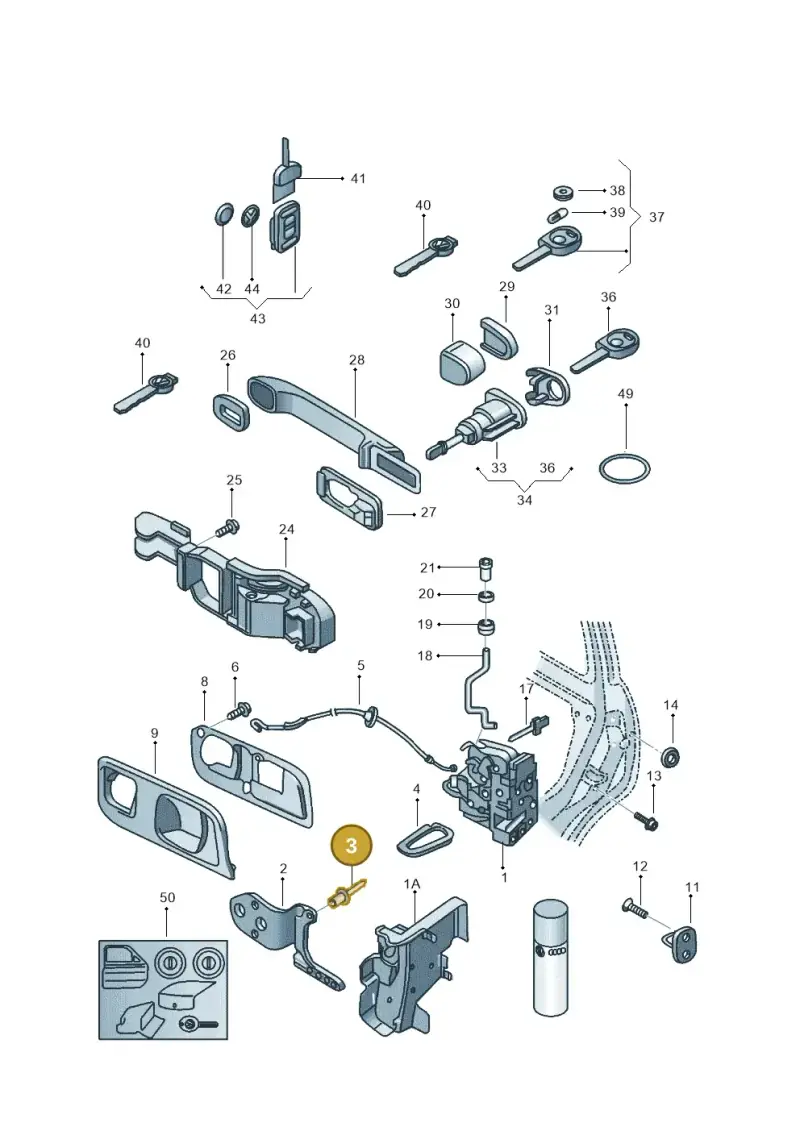 N90825801 — Volkswagen Polo (2011-2014) diagram 376837000, position 3