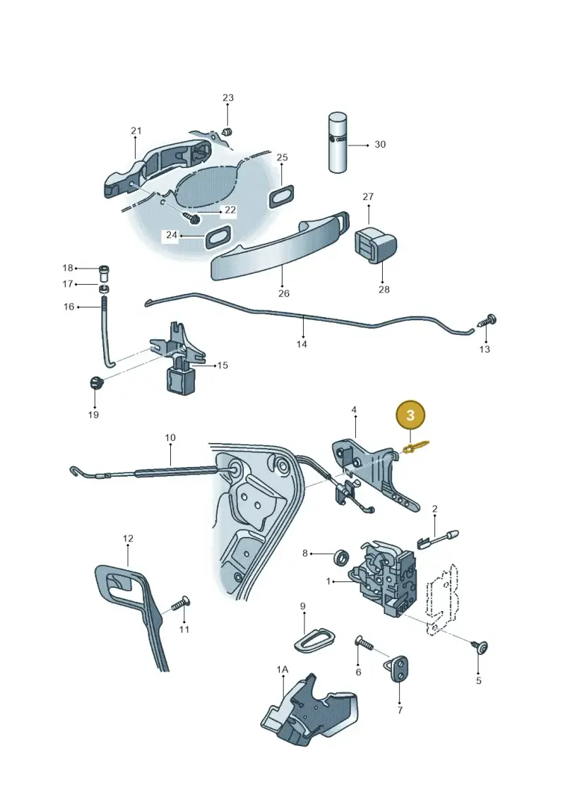 N90825801 — Volkswagen Polo (2011-2014) diagram 376839000, position 3
