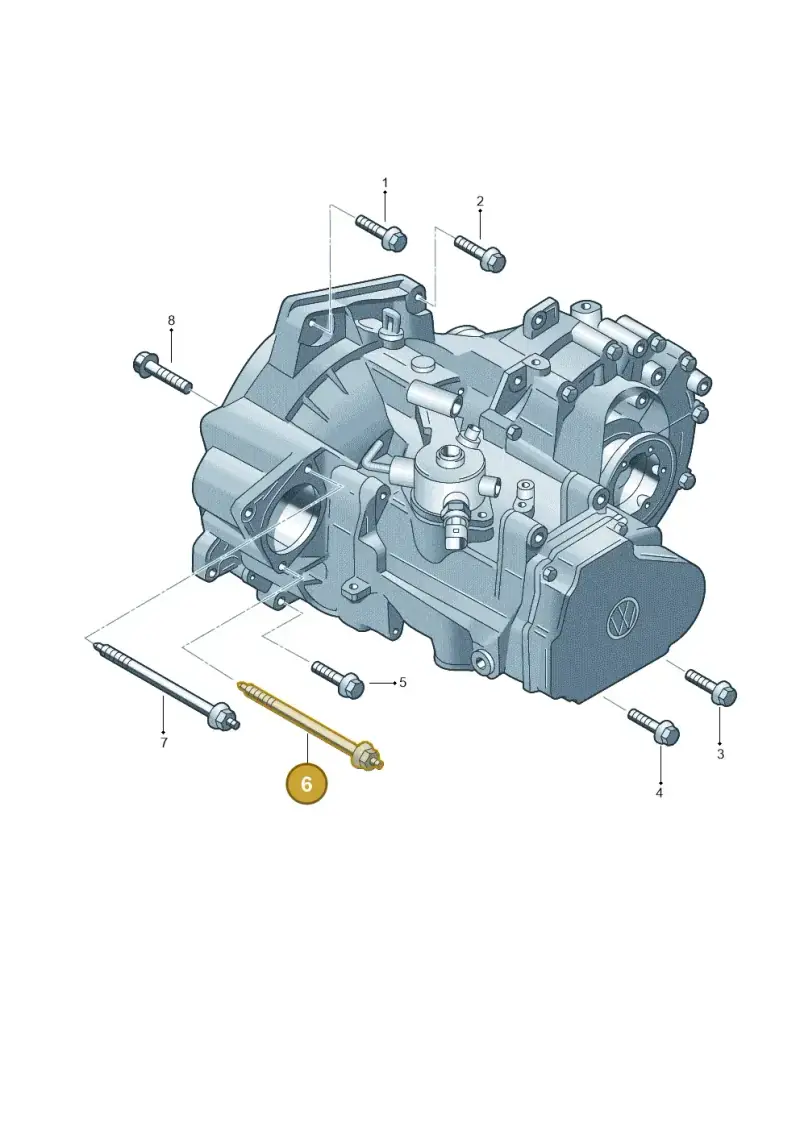 N90827102 — Volkswagen Golf 2.0 BlueMotion (2019-2024) diagram 649300560, position 6
