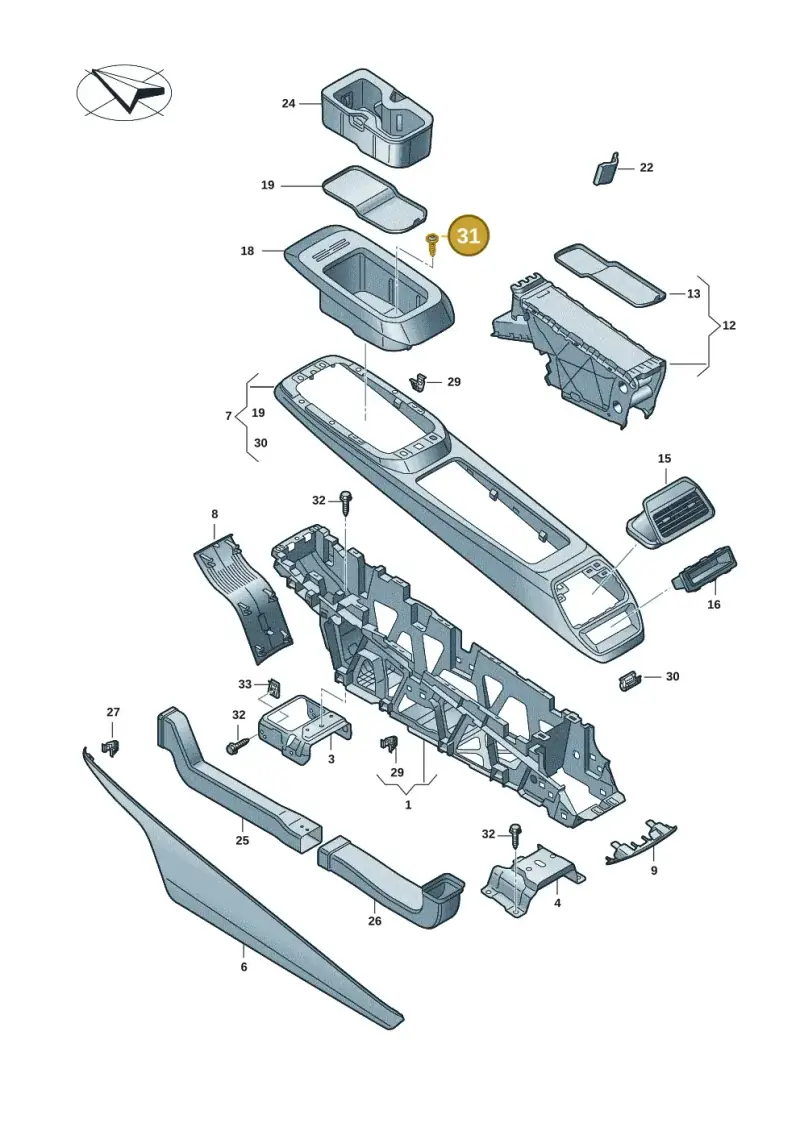 N90829803 — Volkswagen ID.4 Pro (2020-2023) diagram 11a863050, position 31