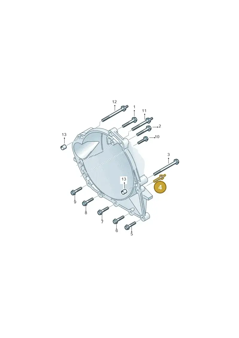 N90832903 — Volkswagen Touareg (2005-2006) diagram 616300850, position 4