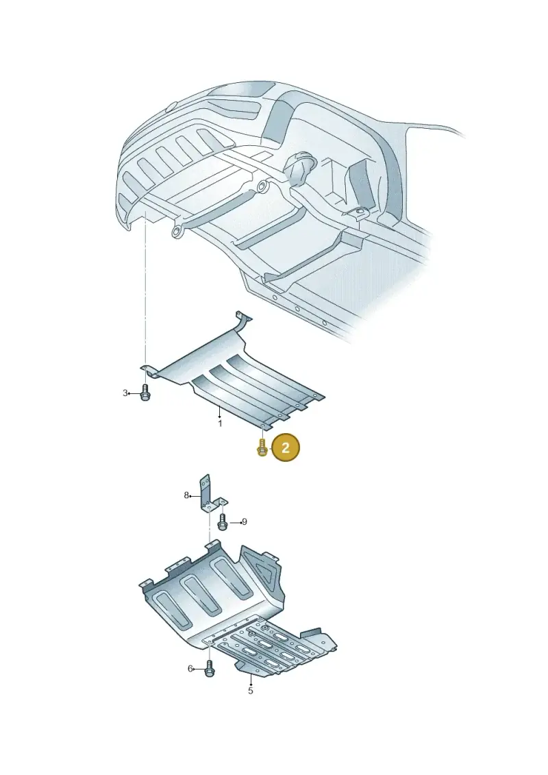 N90835704 — Volkswagen Amarok twin cab (2022-) diagram 894018000, position 2