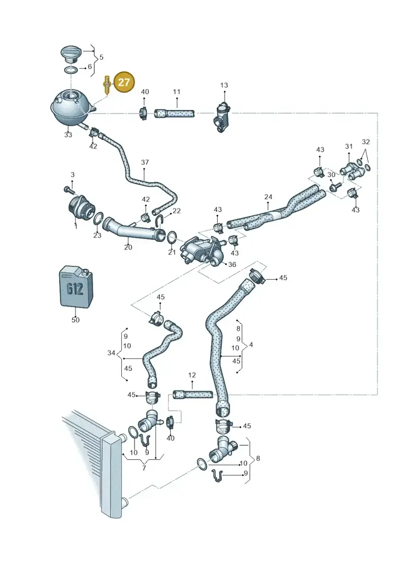 N90847201 — Skoda Roomster (2010-2015) diagram 481121300, position 27