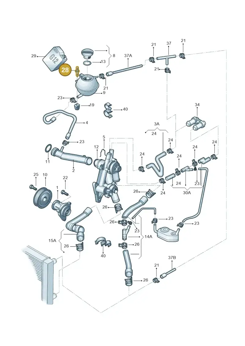 N90847201 — Skoda Fabia Jingrui (2008-2014) diagram 662121300, position 28
