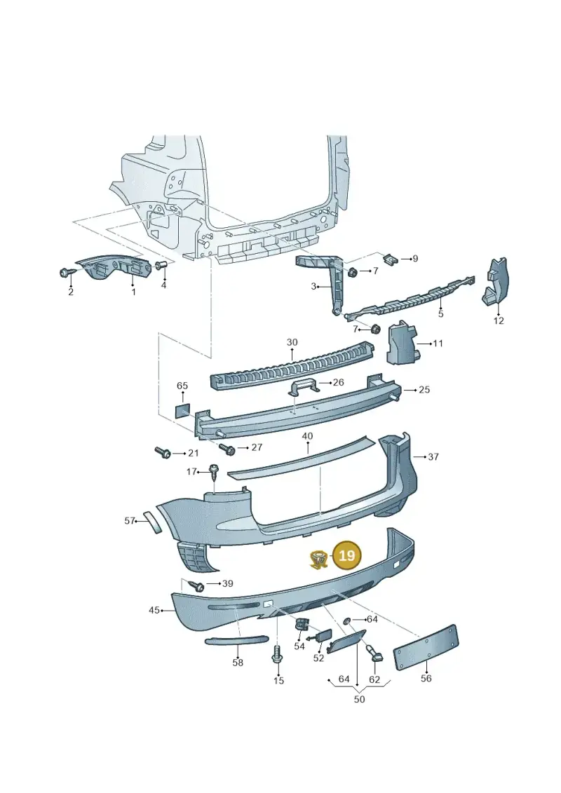 N90847501 — Volkswagen Touareg                08> (2007-) diagram 274807500, position 19