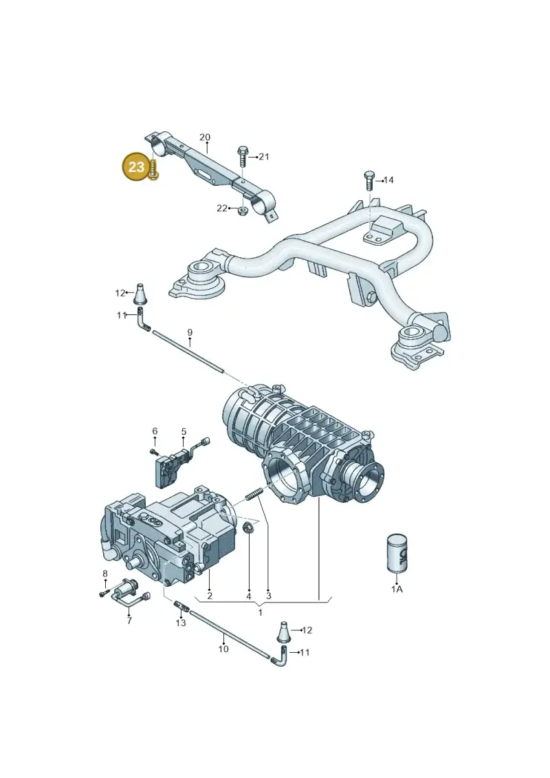 N90847602 — Volkswagen Sharan (2008-2010) diagram 244525100, position 23