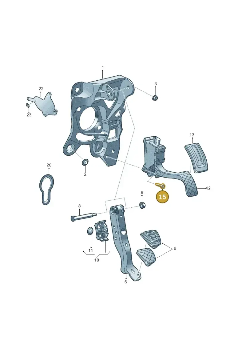 N90859903 — Volkswagen T-Cross 1,0 (2018-2024) diagram 837721700, position 15