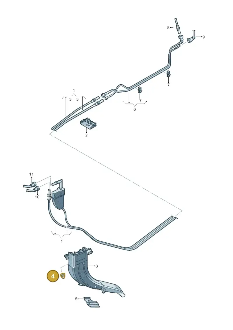 N90871902 — Volkswagen Tiguan 2.0 (2023-) diagram 597201515, position 4