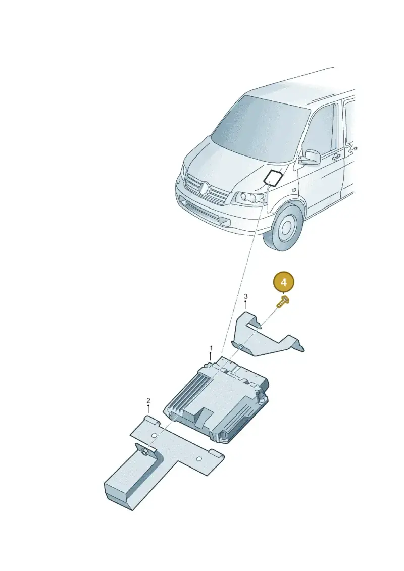N90877702 — Volkswagen Transp. caravelle (2011-2015) diagram 732906200, position 4