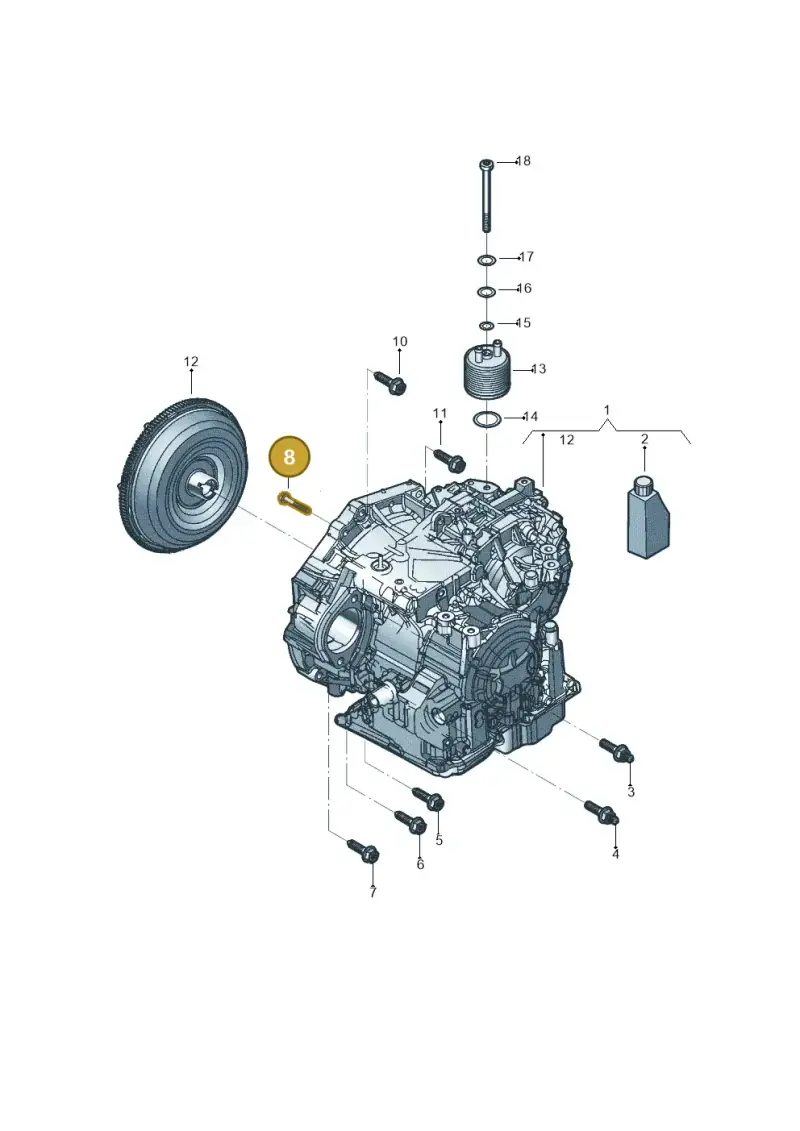 N90886802 — Volkswagen Beetle (2016-2019) diagram 802300357, position 8
