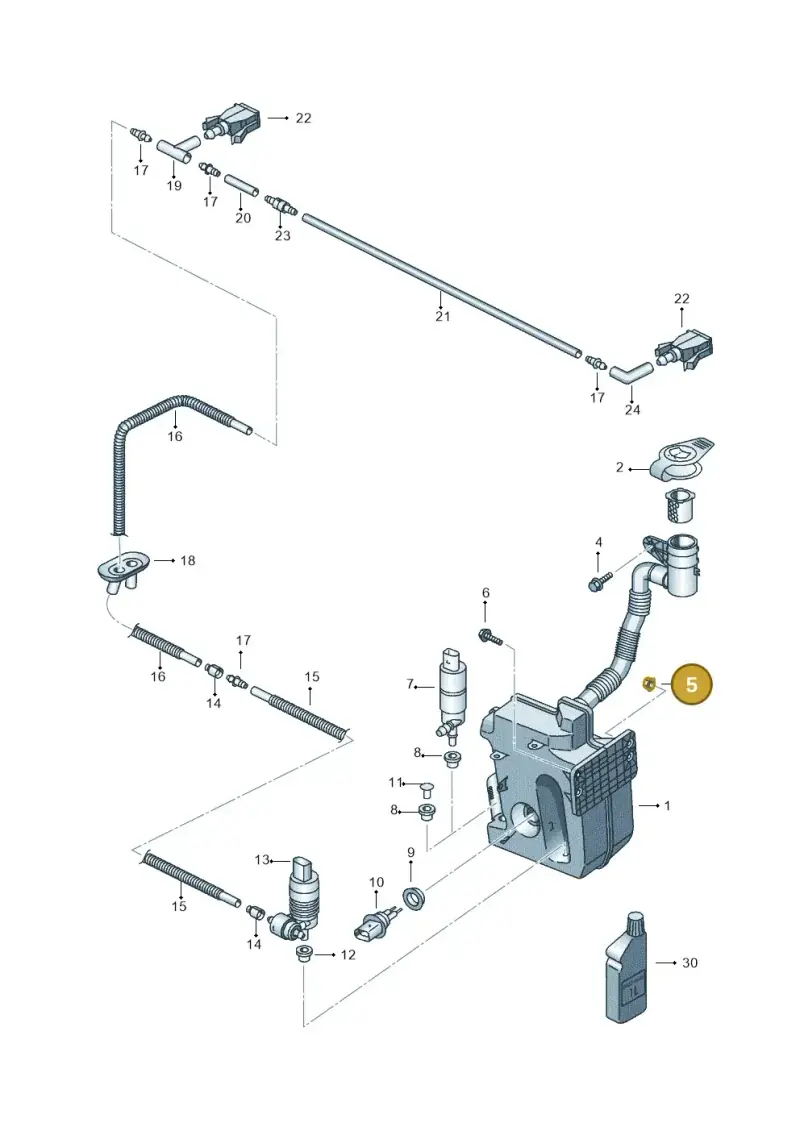 N90887702 — SEAT ALTEA                  07> (2006-) diagram 418955100, position 5