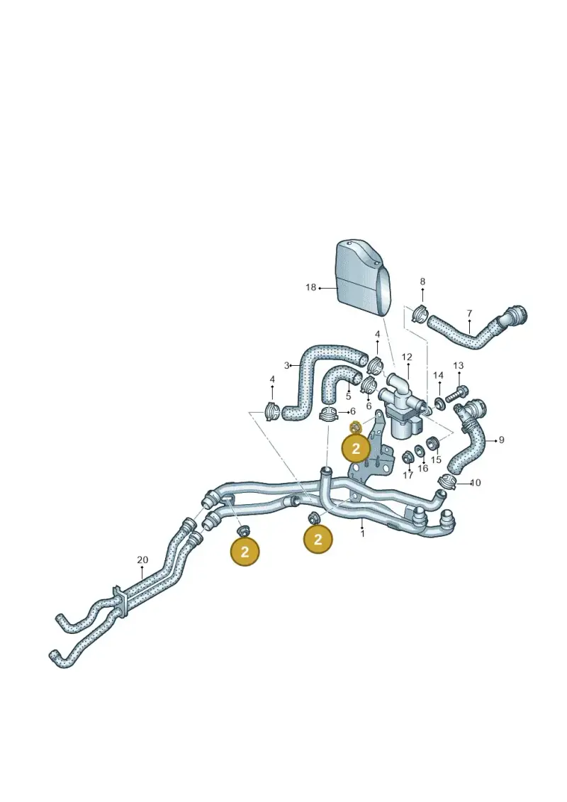 N90887704 — Volkswagen Caddy Maxi Kombi (2020-2024) diagram 869819800, position 2