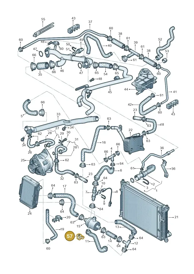 N90894701 — Audi A6 Allroad qu. (2000-2005) diagram 247121500, position 57