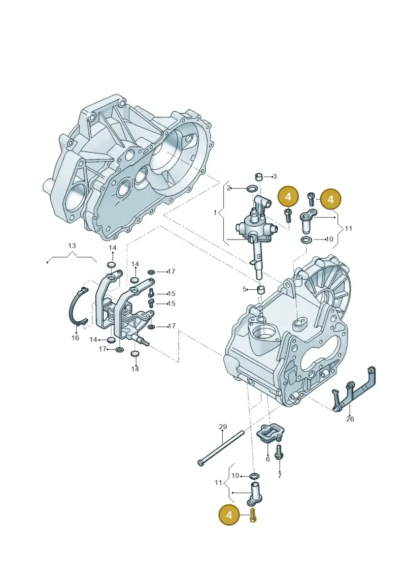N90897308 — Volkswagen Up! 1.0 TSI (2013-2017) diagram 559311840, position 4