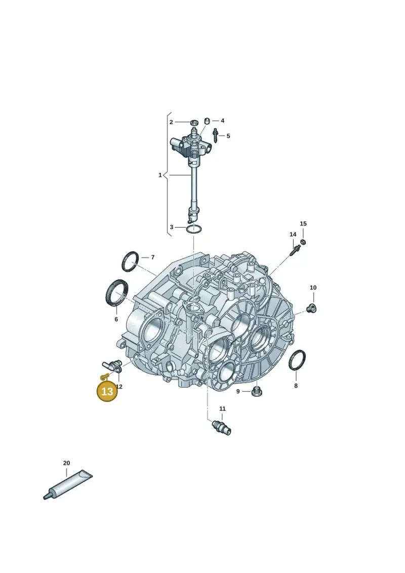 N90898007 — Volkswagen Transport. multivan (2019-2024) diagram 7ep300805, position 13
