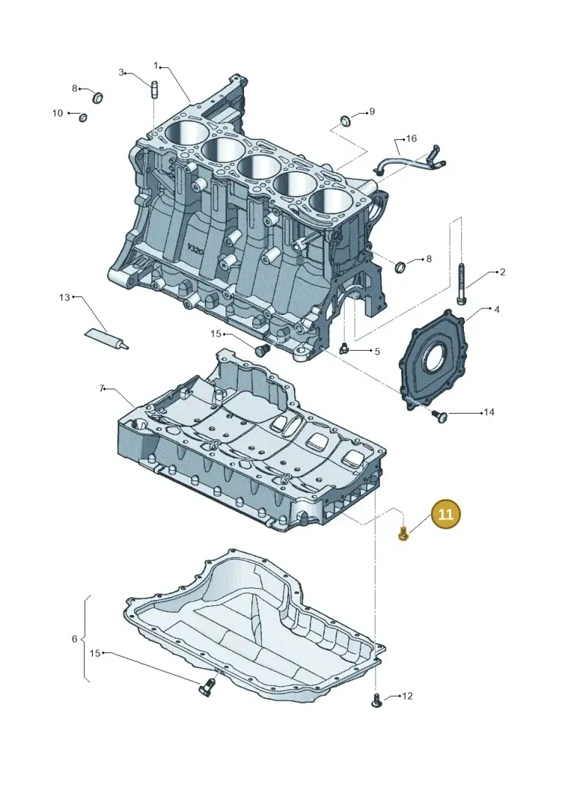 N90908002 — Volkswagen New Beetle             06> (2005-) diagram 449103200, position 11