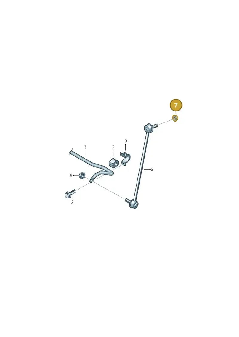 N90908102 — Volkswagen Up! 1.0 BlueMotion (2016-2023) diagram 899407250, position 7