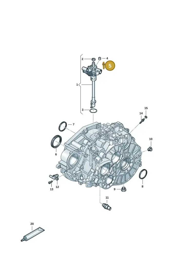 N90914402 — Volkswagen Transport. multivan (2019-2024) diagram 7ep300805, position 5