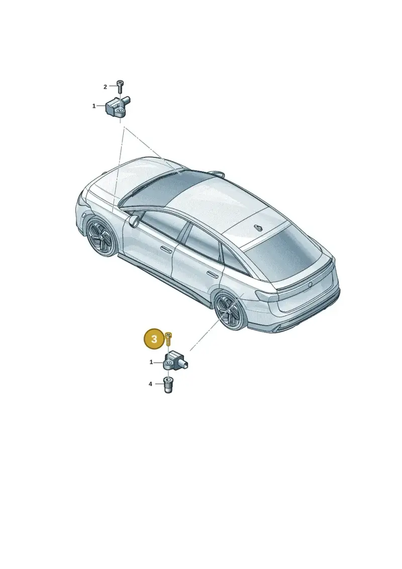 N90920301 — Volkswagen ID.7 Limousine Pro (2023-) diagram 14b907350, position 3