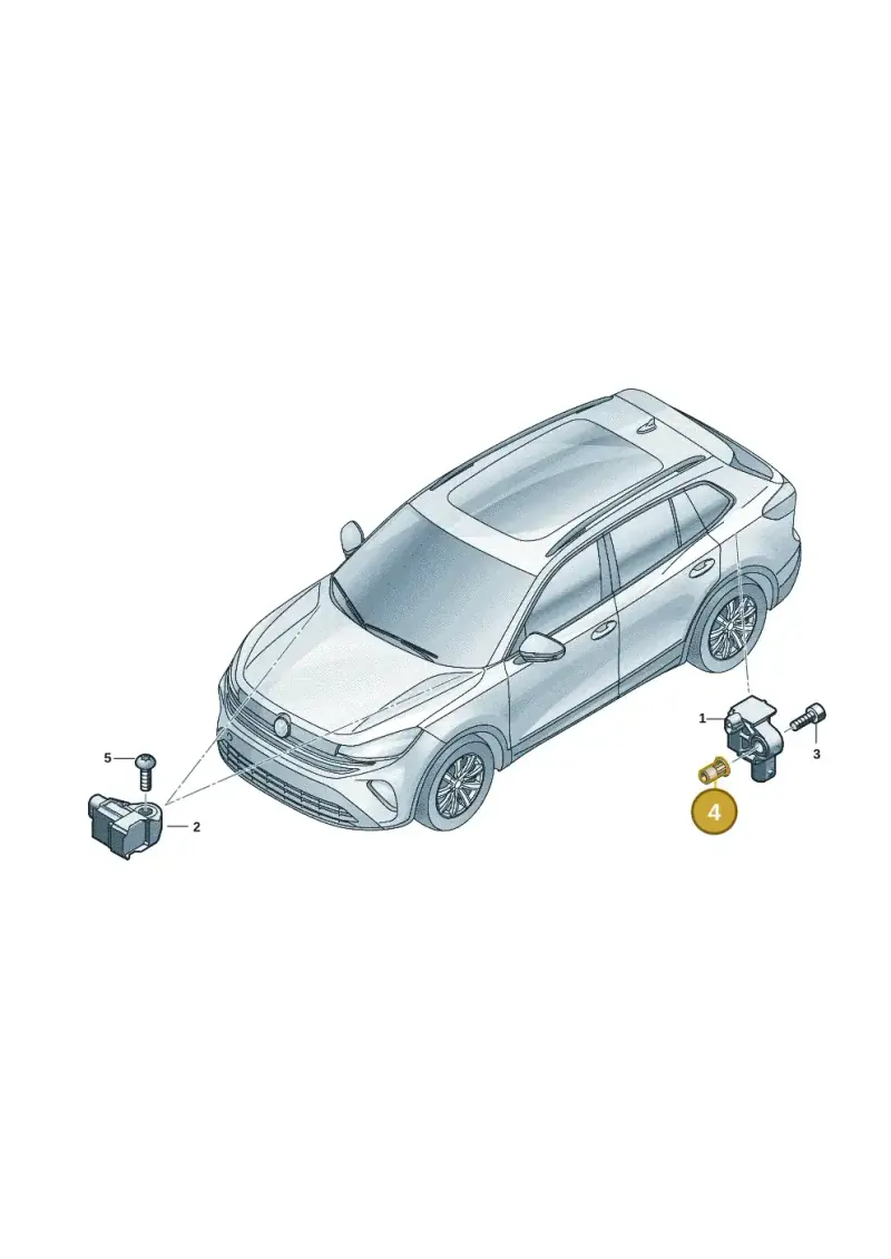 N90920301 — Volkswagen Tiguan 2.0 (2023-) diagram 57x907350, position 4