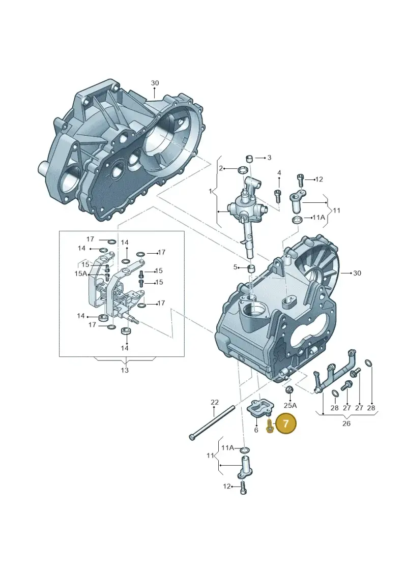 N90929002 — Volkswagen BORA (FAW) (2001-2006) diagram 266311840, position 7