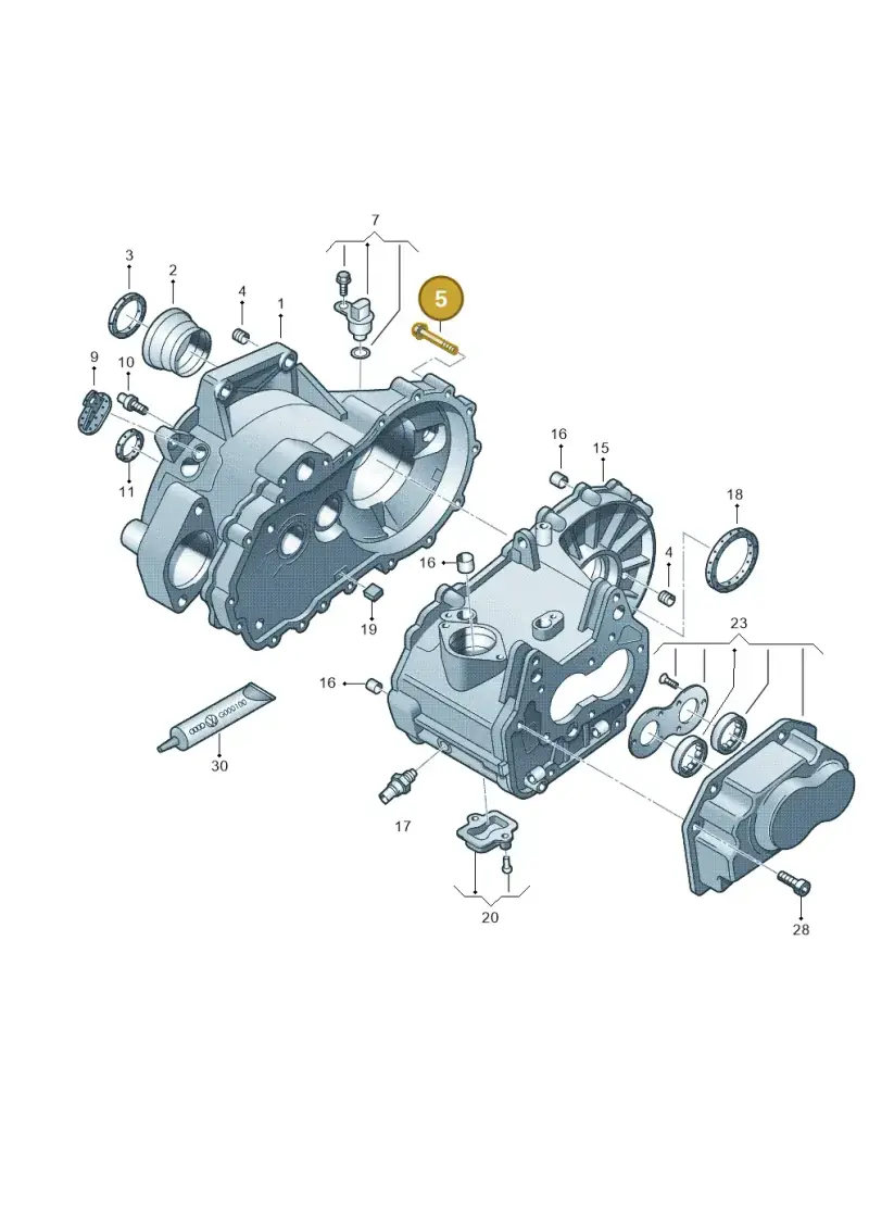 N90929101 — Volkswagen LUPO/3L TDI (1998-2003) diagram 231301370, position 5