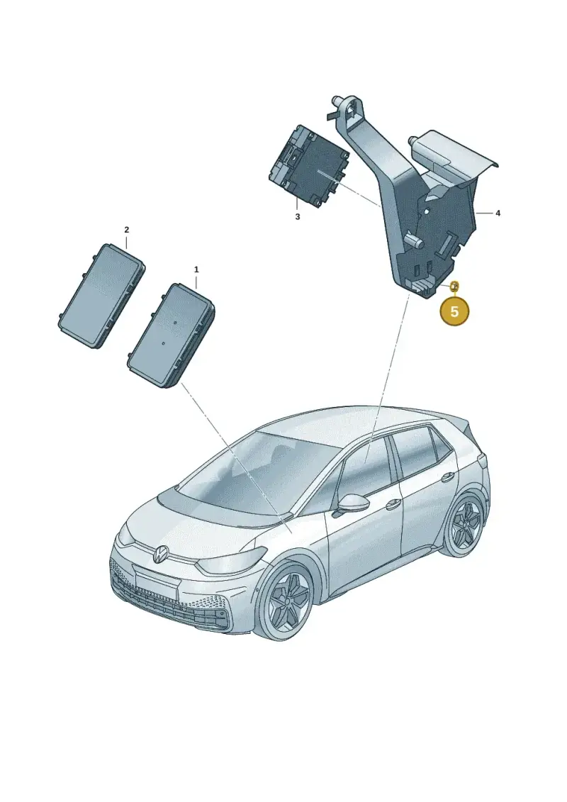 N90947201 — Volkswagen ID.3 Pro (2019-2024) diagram 10a035050, position 5