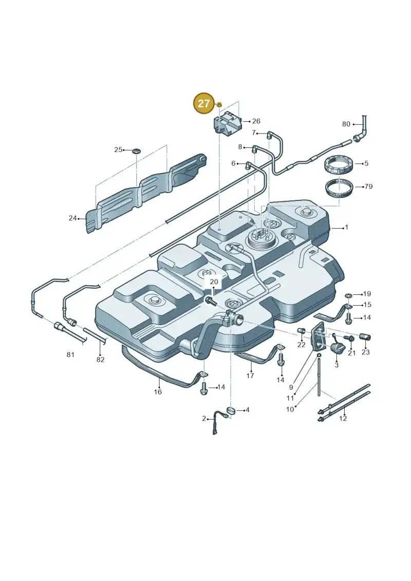 N90947201 — Volkswagen Transport. multivan (2019-2024) diagram 7ep201062, position 27