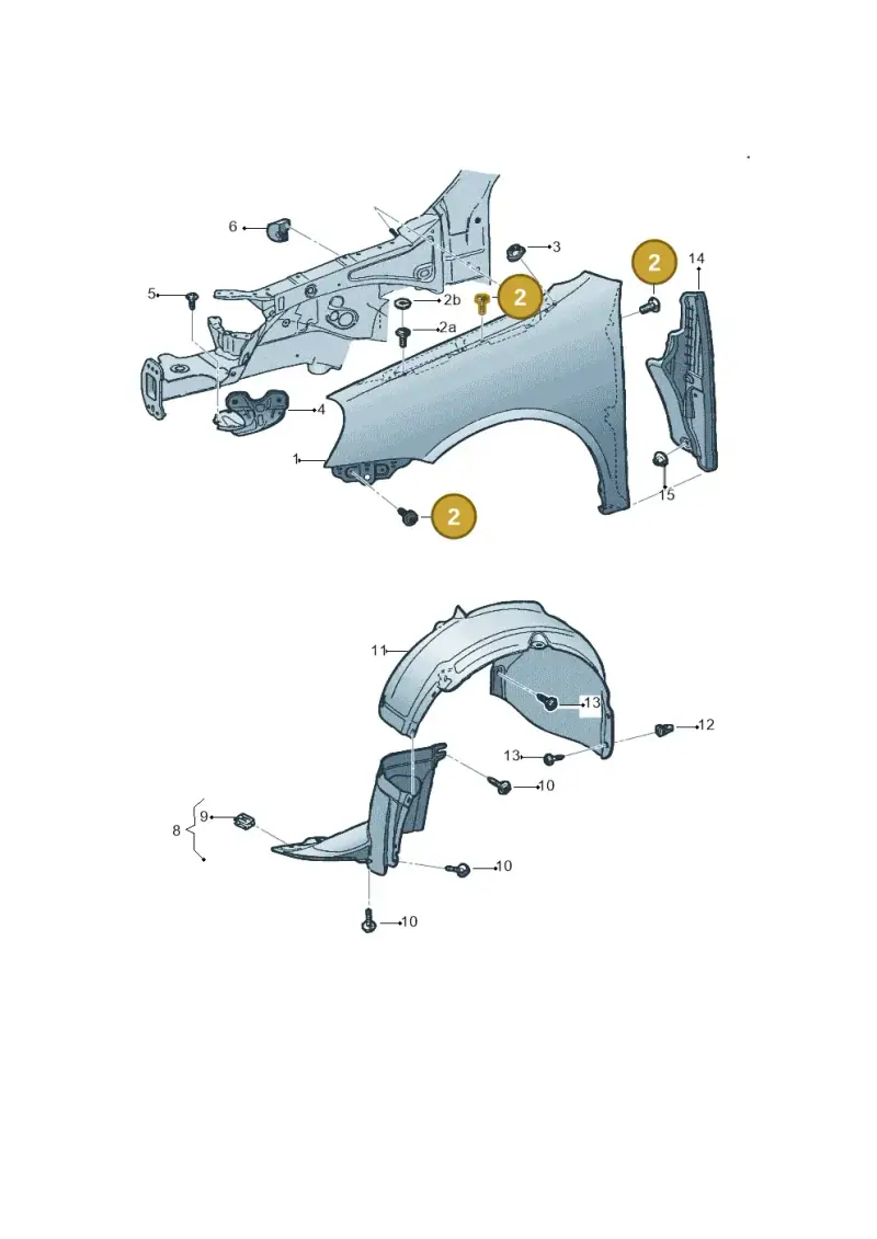 N90949102 — Volkswagen JETTA                  06> (2005-) diagram 449821100, position 2