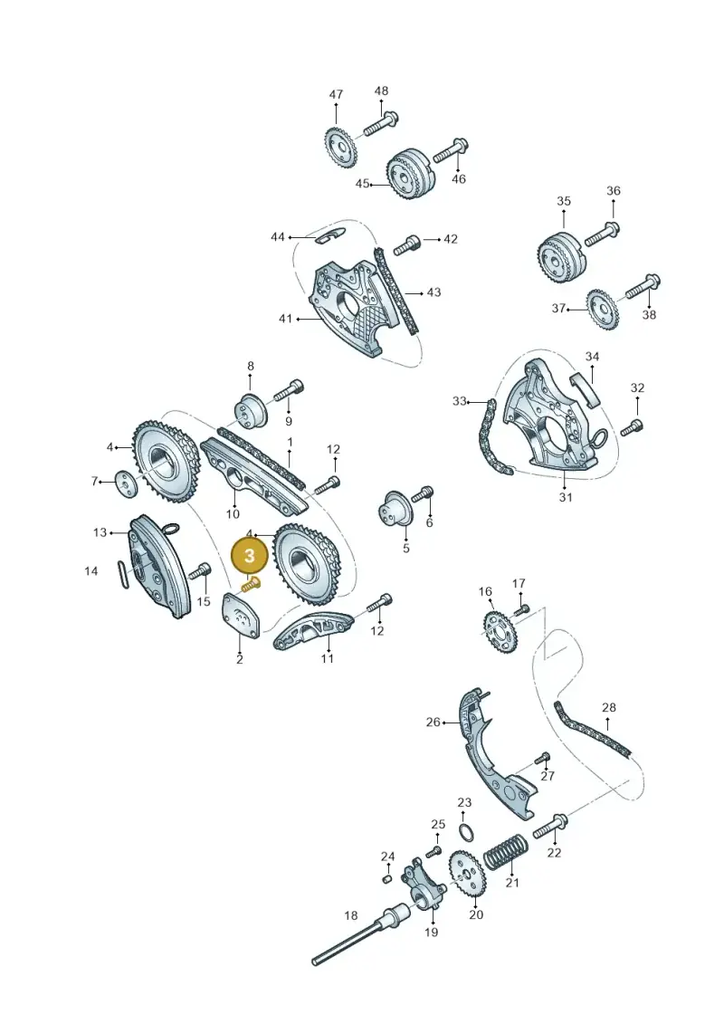 N90954903 — Volkswagen Touareg BlueMotion (2014-2018) diagram 693109550, position 3