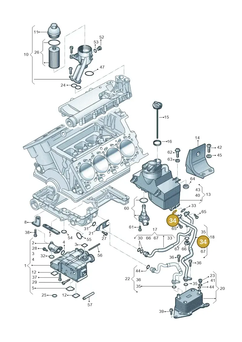 N90958101 — Audi R8 qu. 5.2 (2012-2015) diagram 752115010, position 34