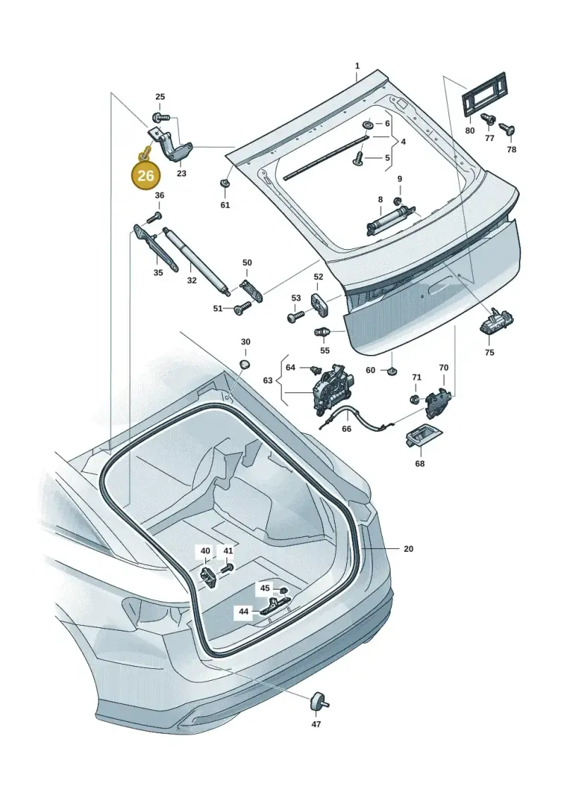 N90959003 — Volkswagen ID.7 Limousine Pro (2023-) diagram 14b827000, position 26