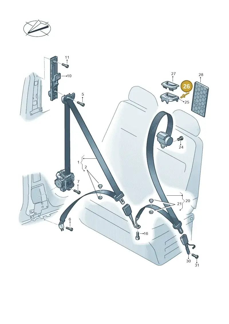 N90966701 — Volkswagen E-Crafter 35 (2018-2024) diagram 806857700, position 26