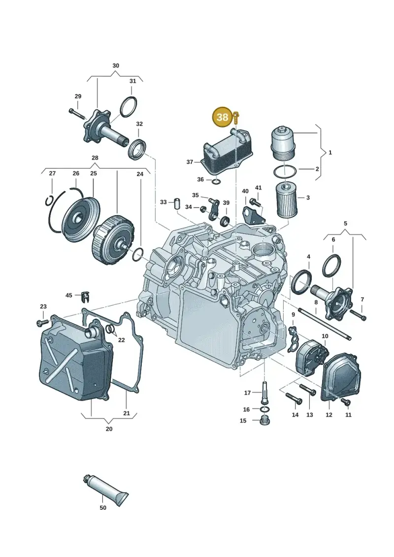 N90986102 — Volkswagen T-Roc BlueMotion (2017-2024) diagram 827355055, position 38