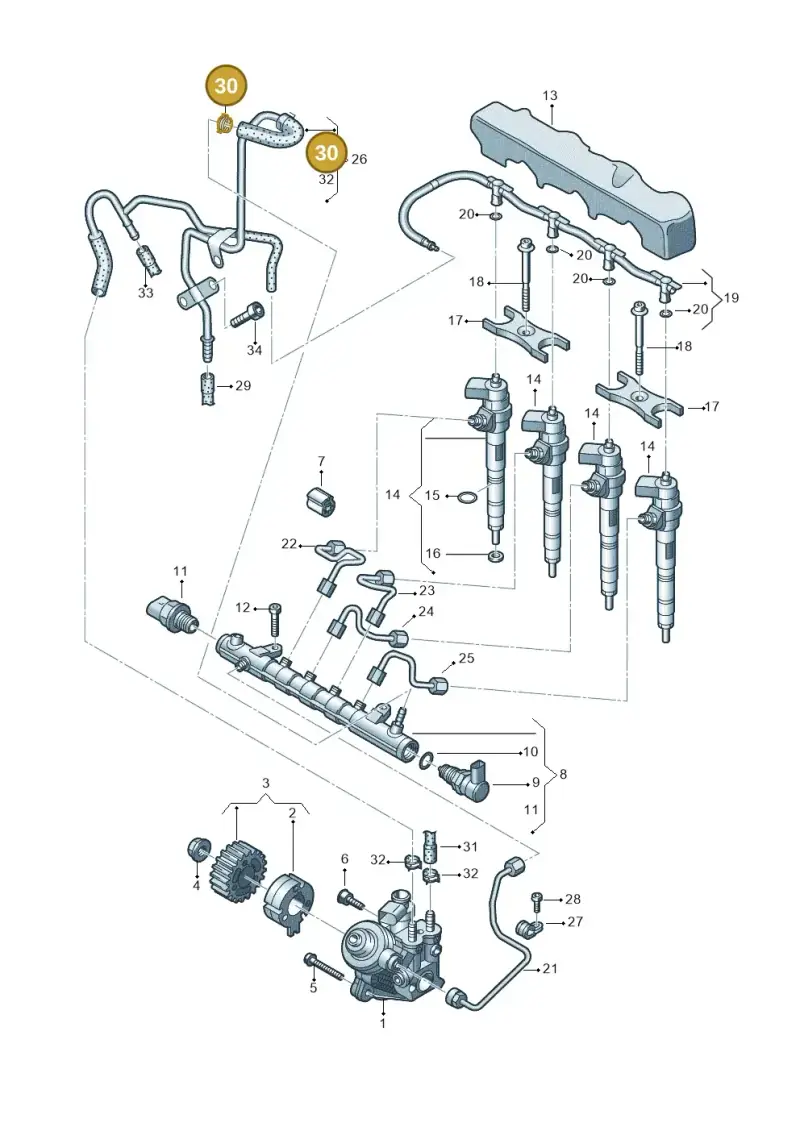 N90986501 — Volkswagen Caddy Maxi Kombi (2020-2024) diagram 746130000, position 30