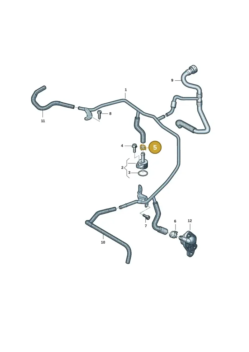 N90986501 — Volkswagen Multivan (2021-) diagram 7t0121435, position 5