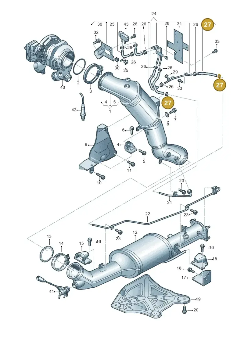 N90986504 — Volkswagen Amarok twin cab (2022-) diagram 894253480, position 27