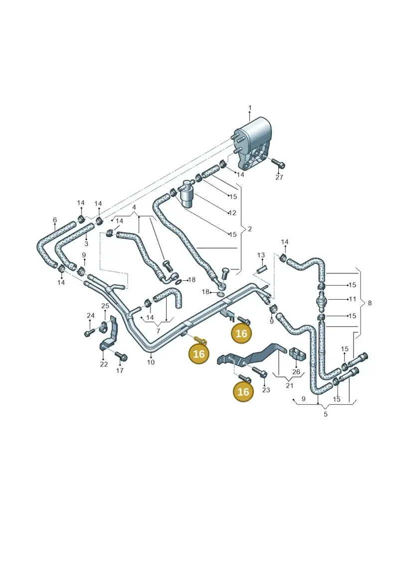 N90989102 — Volkswagen Crafter 35 panel (2011-2016) diagram 483130700, position 16