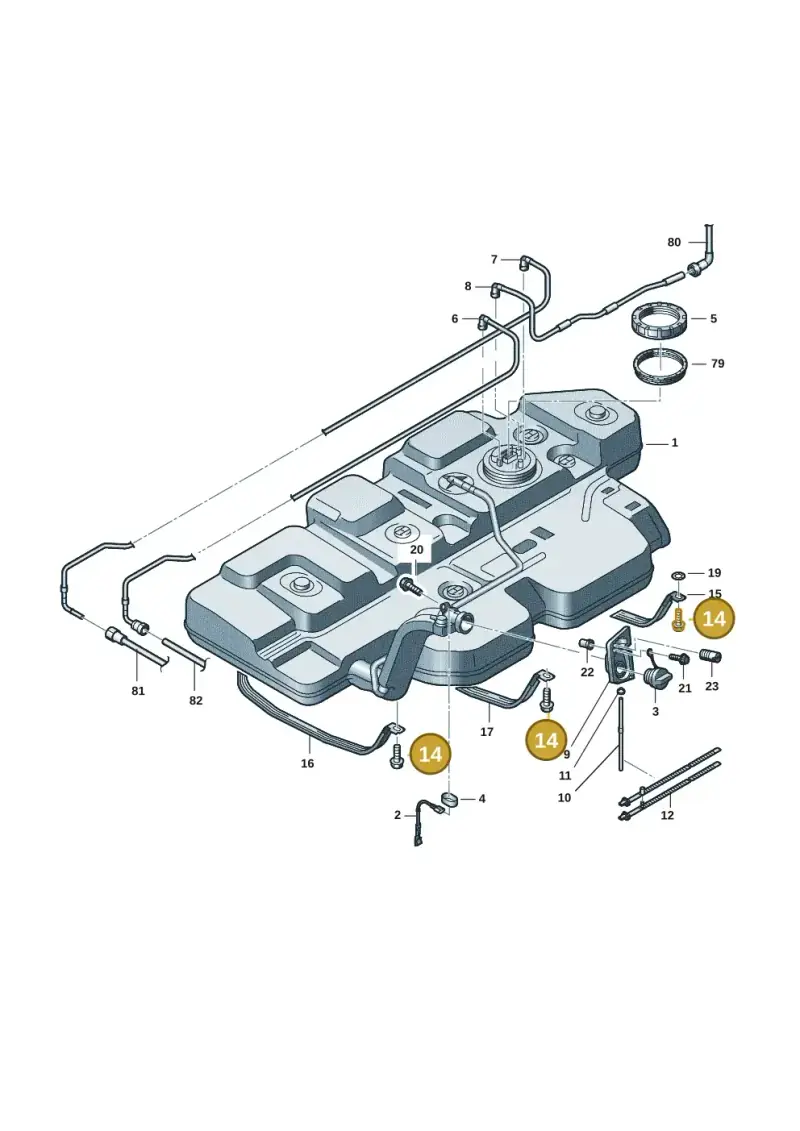 N90994403 — Volkswagen Transport. multivan (2019-2024) diagram 7em201060, position 14