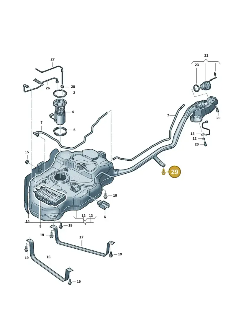 N90999502 — Volkswagen Multivan (2021-) diagram 7t0201000, position 29