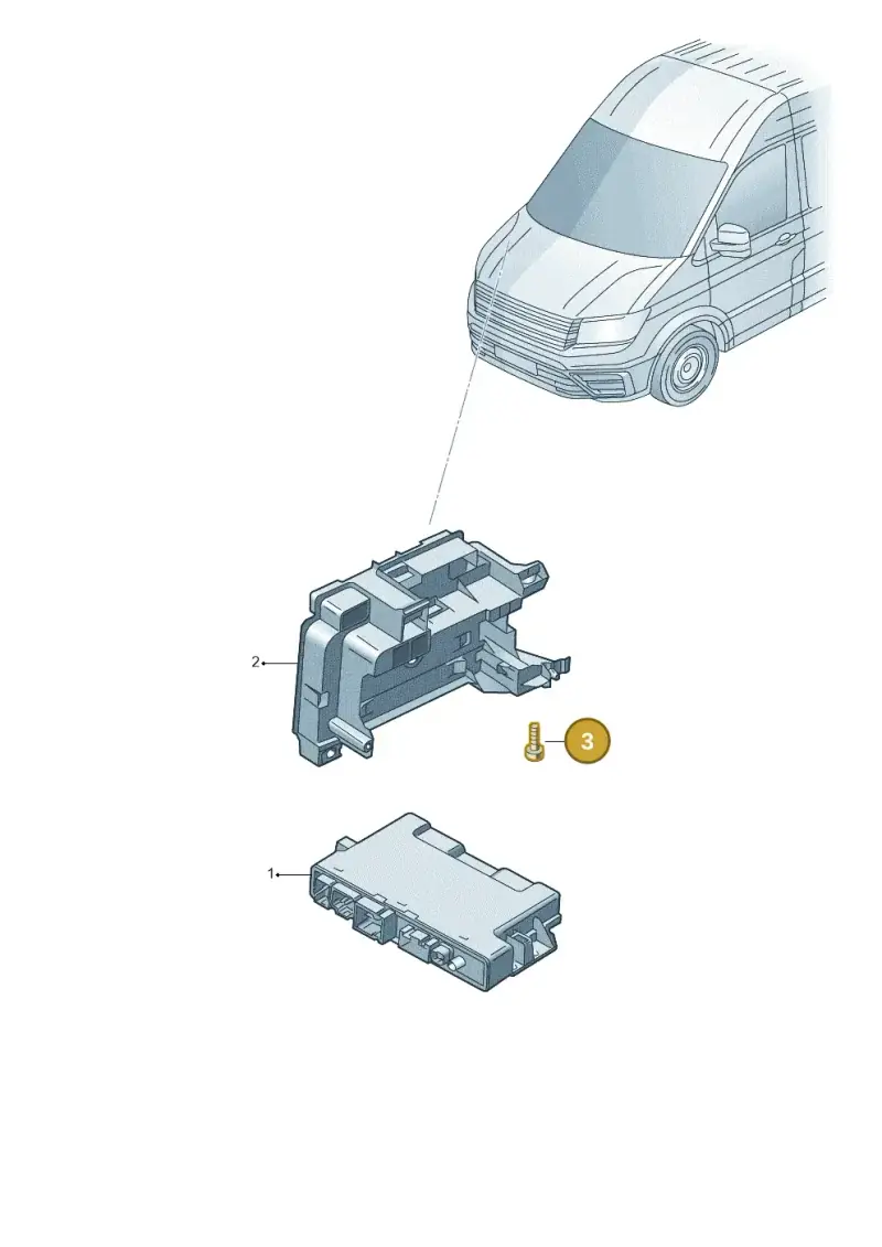 N90999503 — Volkswagen E-Crafter 35 (2018-2024) diagram 806907000, position 3