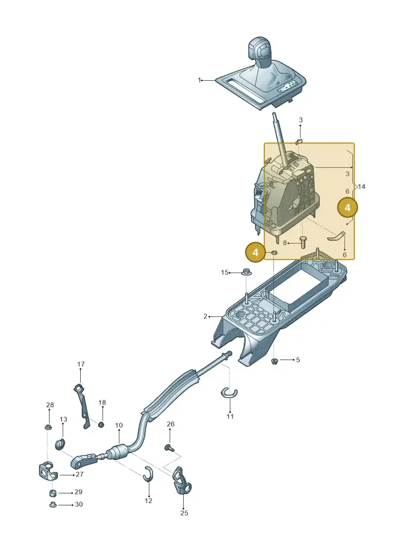 N91000601 — Volkswagen Jetta 2.0 (2015-2015) diagram 789713100, position 4