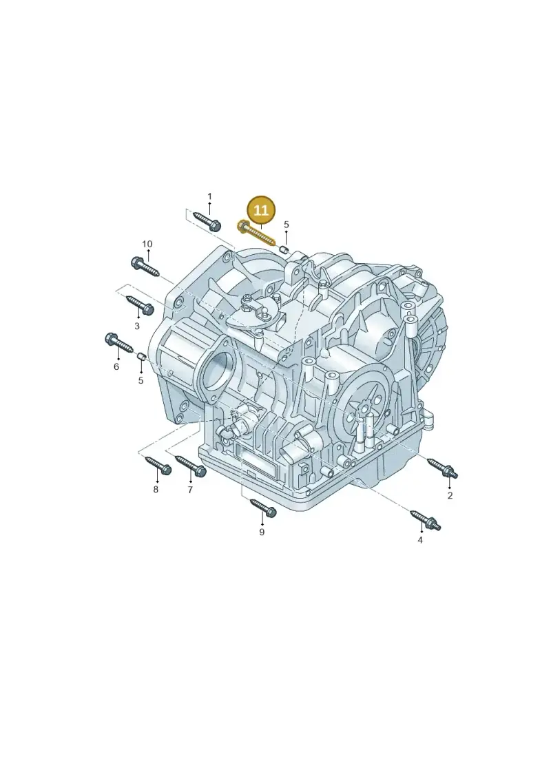 N91002403 — Volkswagen TRANSPORTER/4MOTION    06 (2005-2006) diagram 410300880, position 11