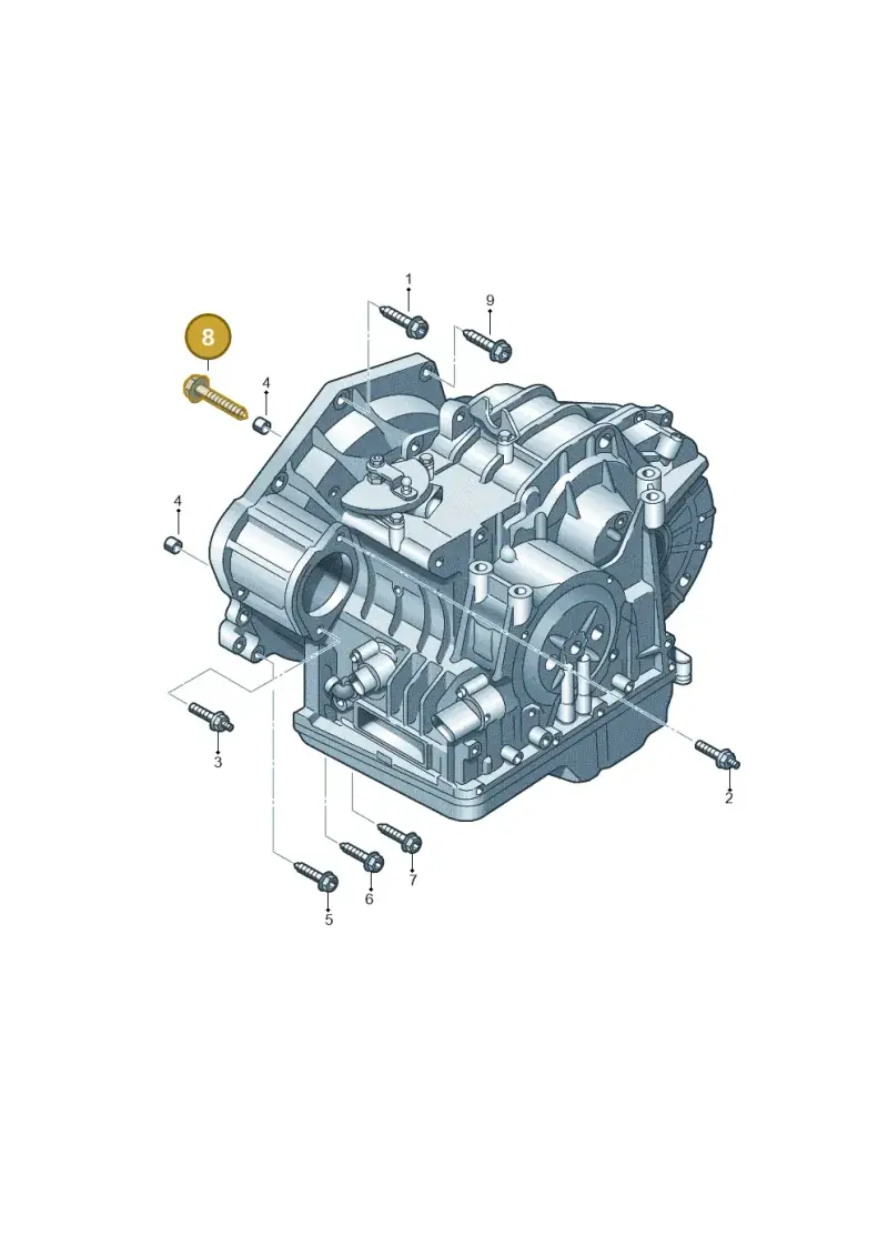 N91002403 — Volkswagen GOLF PLUS              08> (2007-) diagram 615300880, position 8