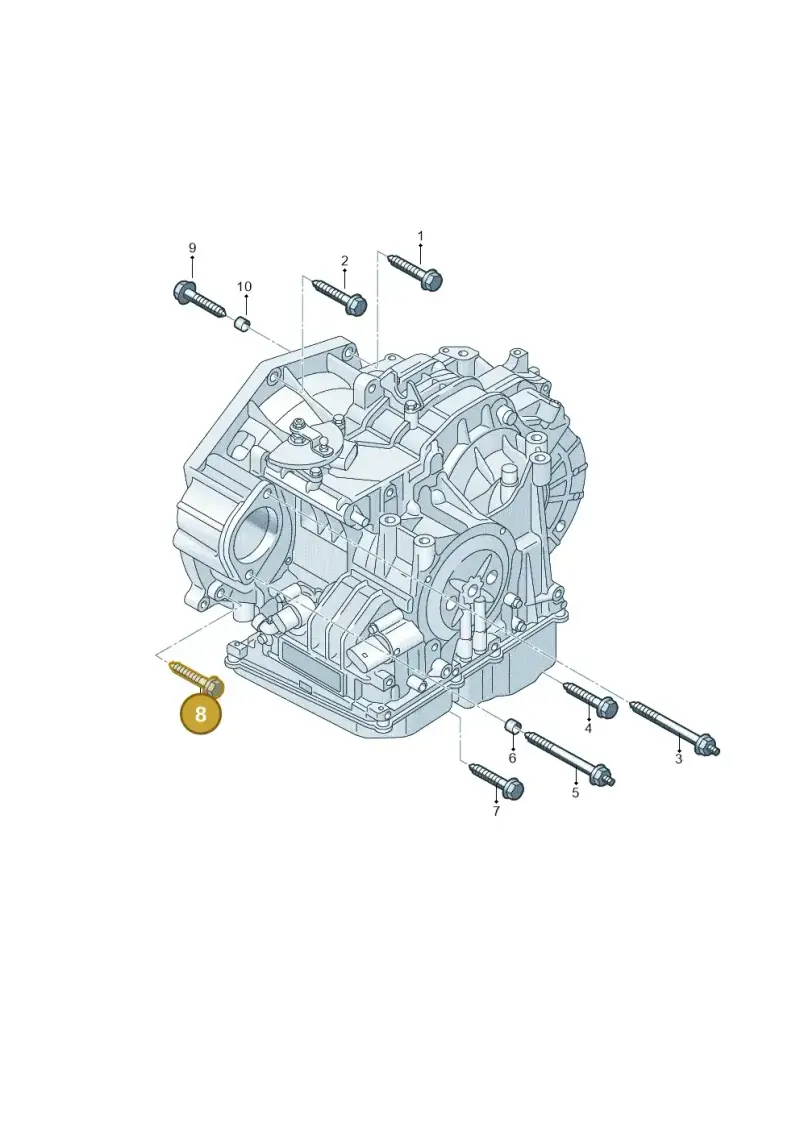N91002702 — Volkswagen Tiguan 2.0 4Motion (2017-2024) diagram 645300880, position 8