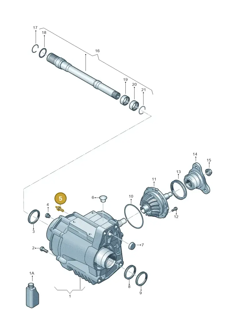 N91002702 — Volkswagen Tiguan 2.0 4Motion (2016-2024) diagram 719409400, position 5