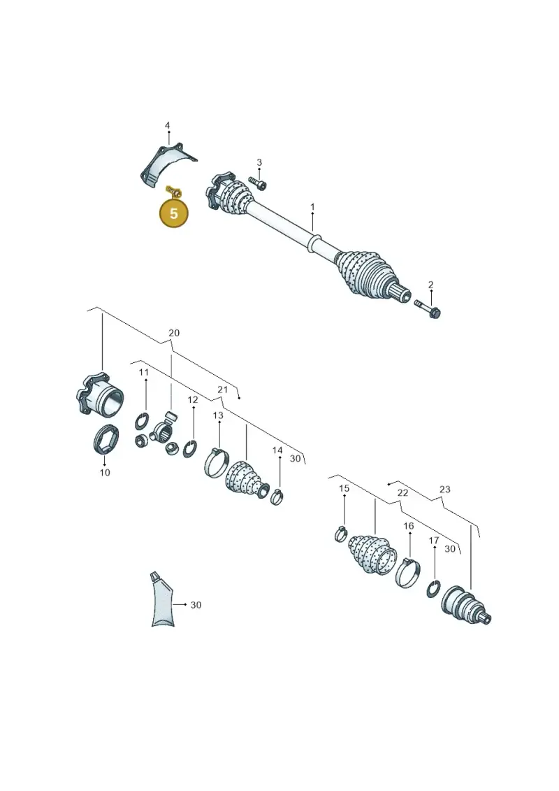 N91007201 — Volkswagen Phaeton (lang) (2003-2006) diagram 710407200, position 5